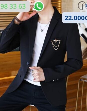 Blazer épingle chaine doré