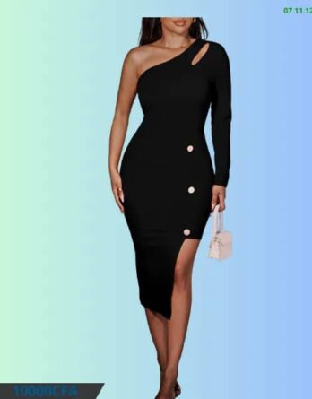 Robe 1 bras 3 boutons